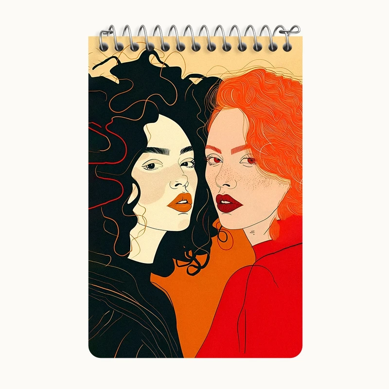 دفتر یادداشت 50 برگ خندالو طرح دخترانه کد F7316