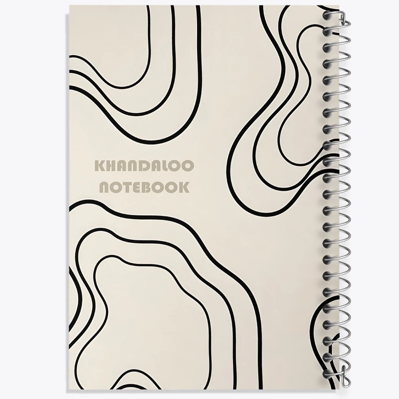 دفتر مشق 50 برگ خندالو طرح مدرن کد N8576