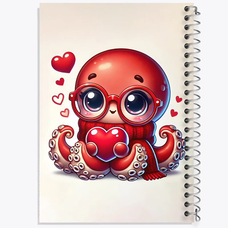 دفتر نقاشی 50 برگ خندالو طرح هشت پا بامزه کد F11726