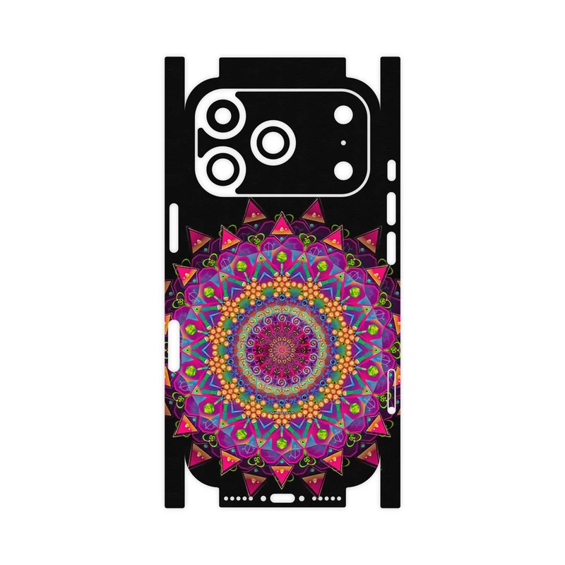 برچسب پوششی ماهوت مدل Mandala Design 5-FullSkin مناسب برای گوشی موبایل اپل iPhone 17 Pro