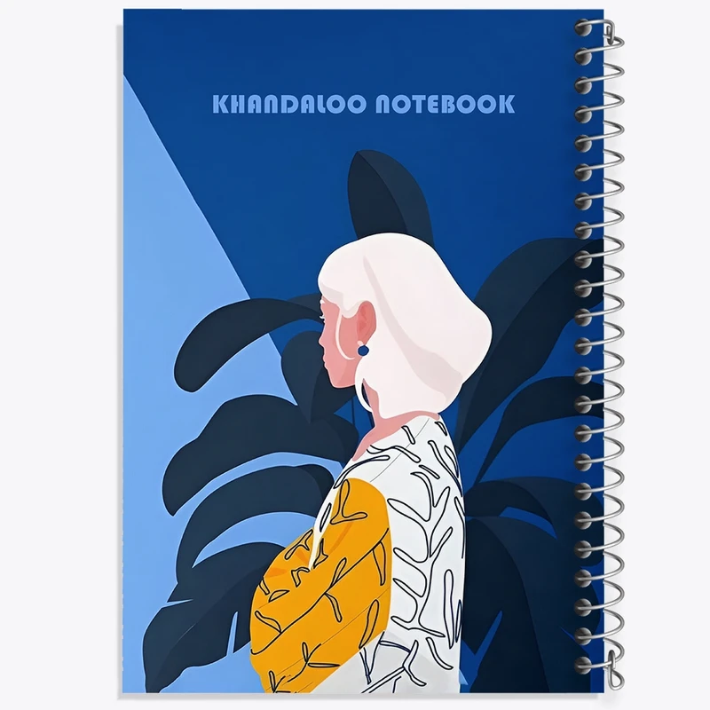 دفتر شطرنجی 50 برگ خندالو طرح دخترانه کد N6303