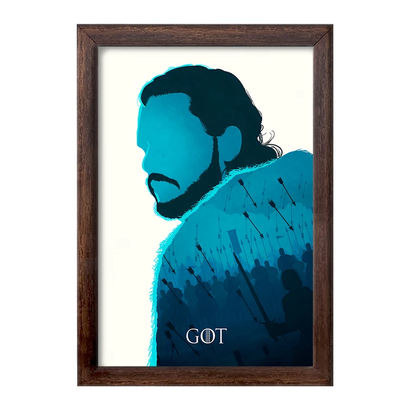 تابلو خندالو طرح جان اسنو گیم آف ترونز (Game of Thrones) کد F13757
