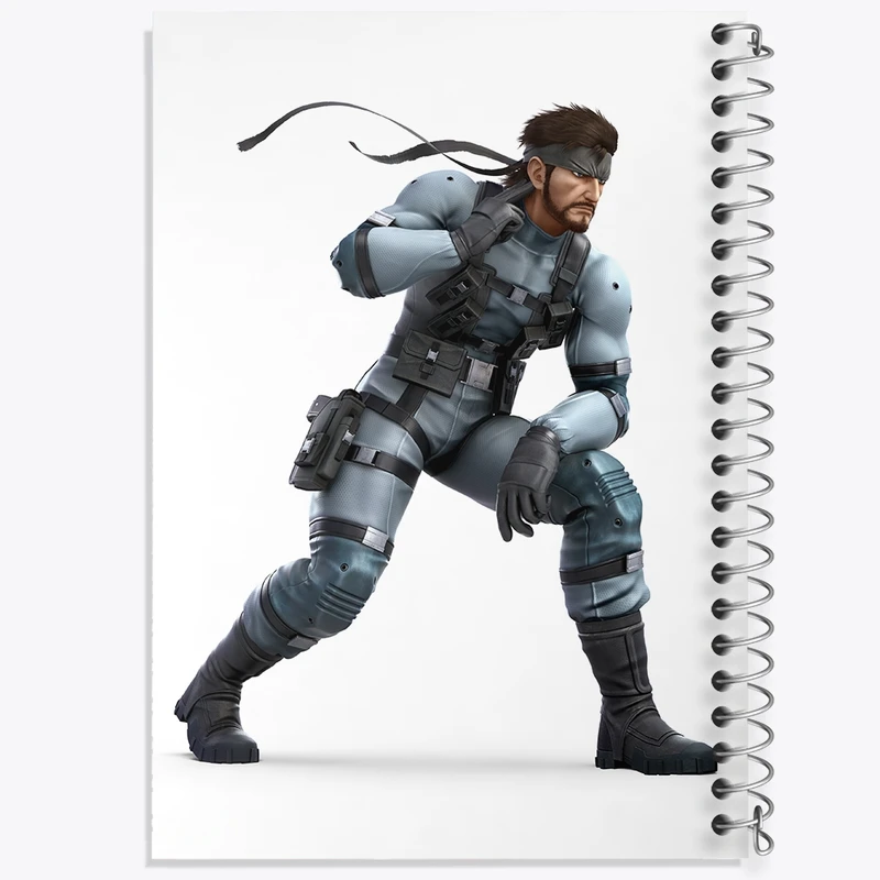 دفتر طراحی 50 برگ خندالو طرح بازی متال گیر (Metal Gear) کد 33155