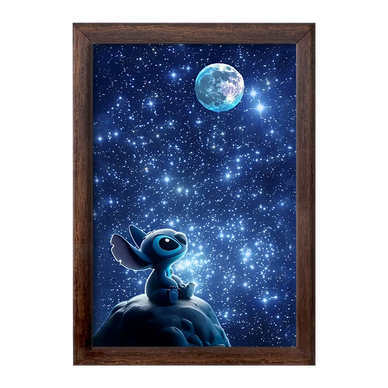 تابلو خندالو طرح استیچ (Stitch) کد F14393