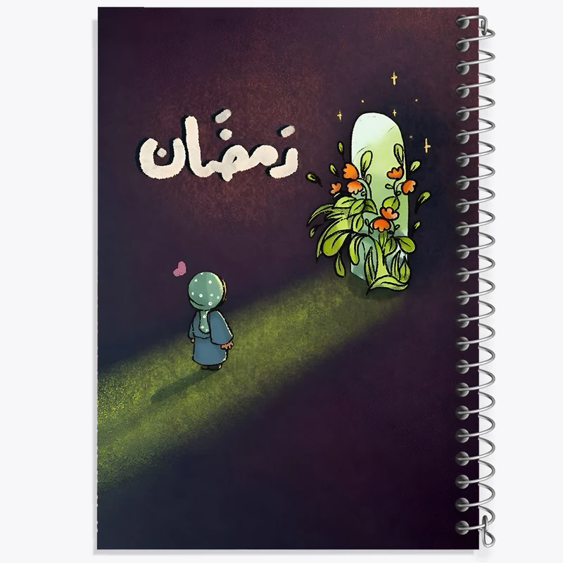 دفتر مشق 100 برگ خندالو طرح ماه رمضان کد F11623
