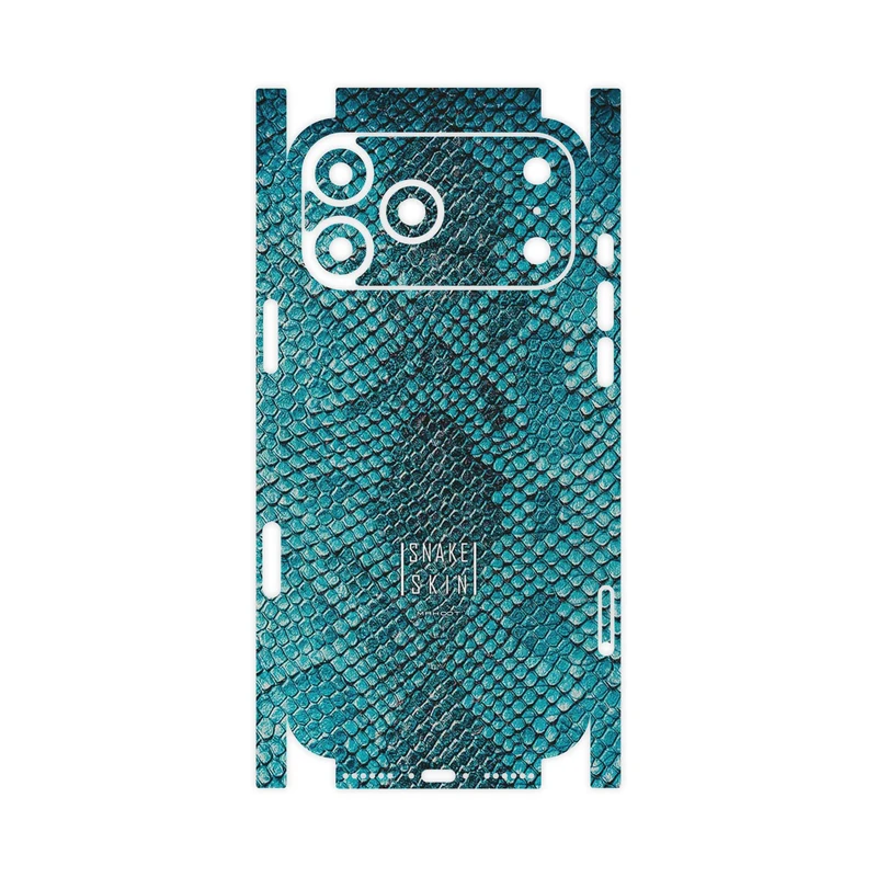 برچسب پوششی ماهوت مدل Blue Snake Skin-FullSkin مناسب برای گوشی موبایل اپل iPhone 17 Pro Max