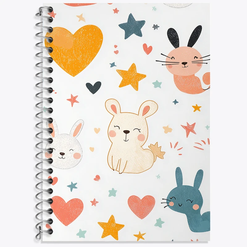 دفتر نت موسیقی 50 برگ خندالو طرح خرگوش های بانمک کد N6809