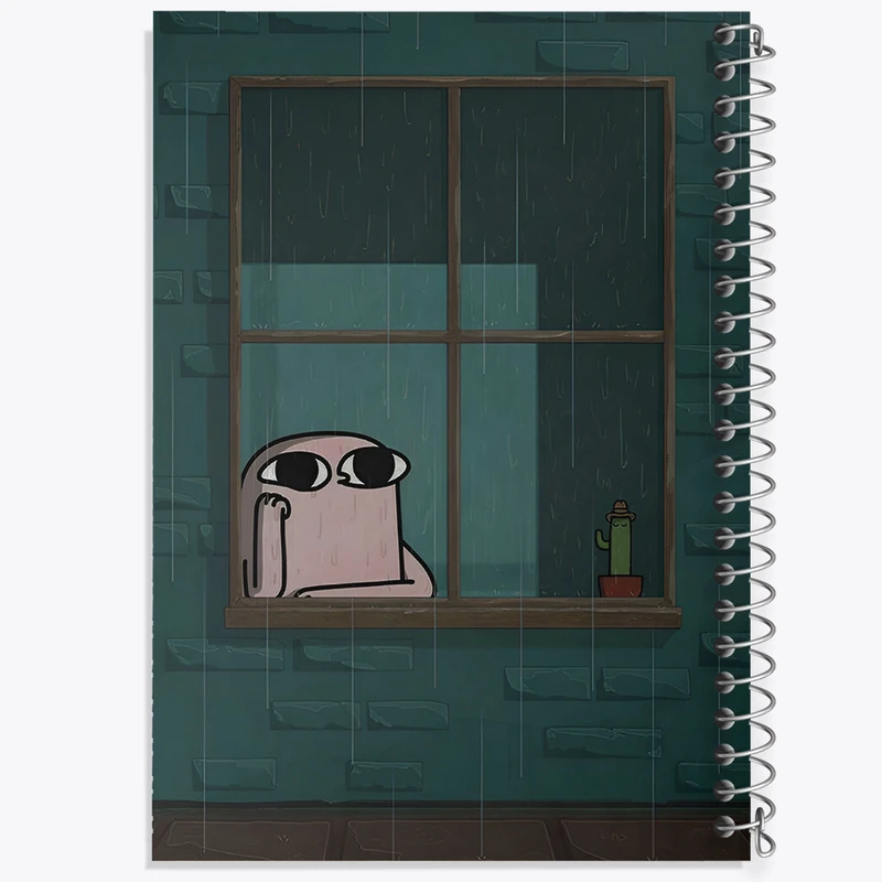 دفتر مشق 100 برگ خندالو طرح شکلک بامزه کد F4505