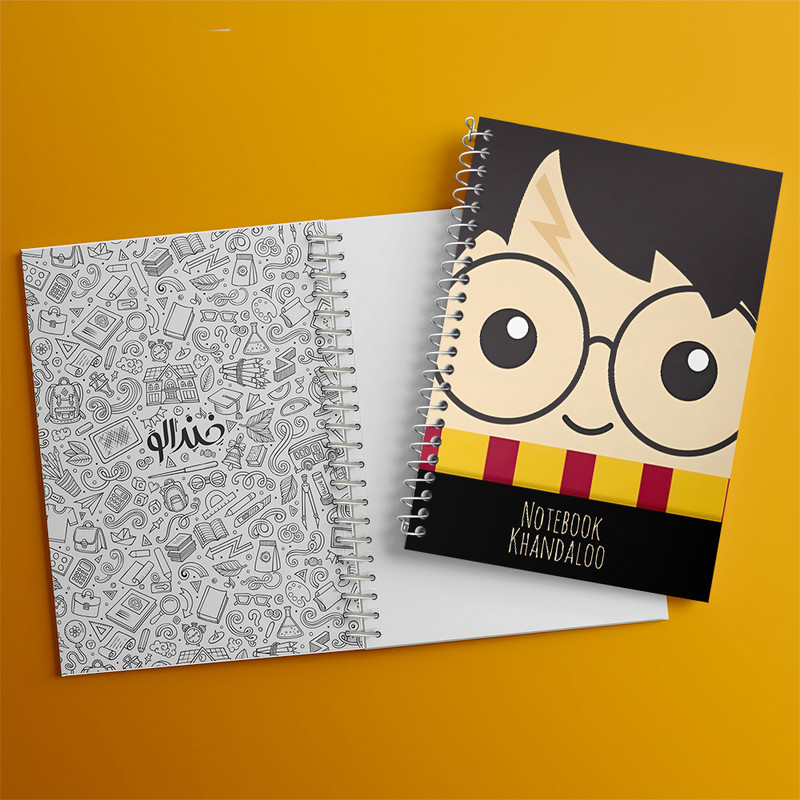 دفتر مشق 100 برگ خندالو طرح هری پاتر (Harry Potter) کد N7213