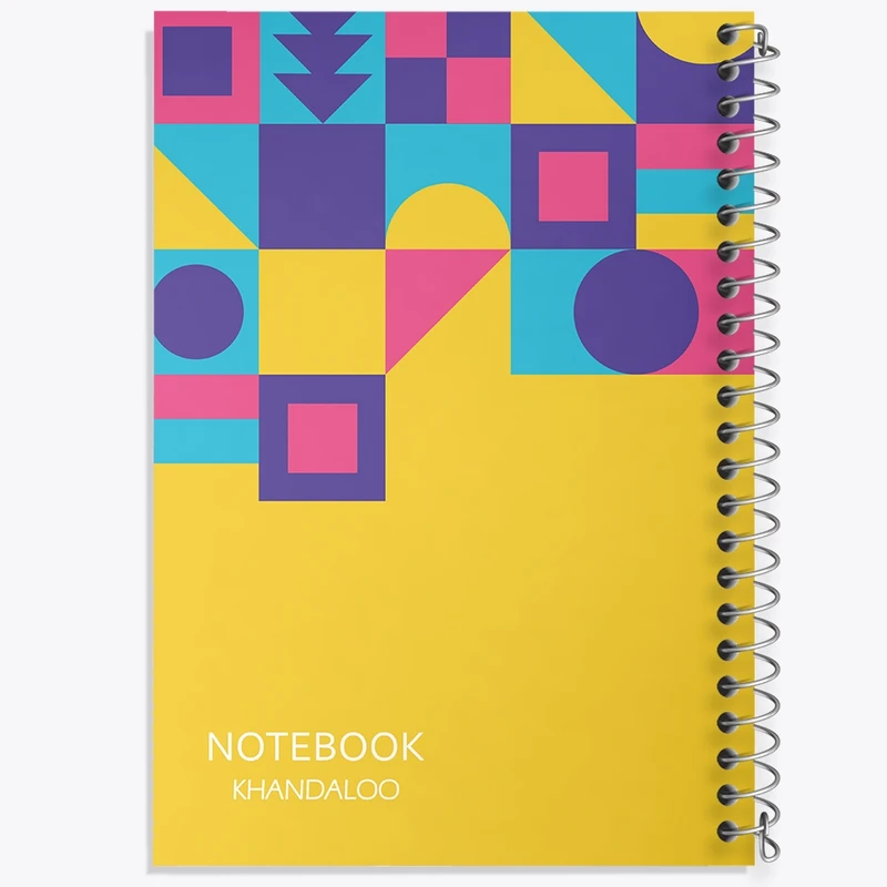 دفتر طراحی 50 برگ خندالو طرح مدرن کد N129