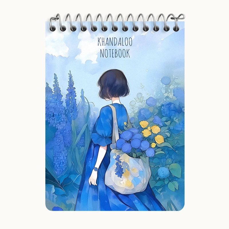 دفتر یادداشت 50 برگ خندالو طرح دخترانه فانتزی کد N8659