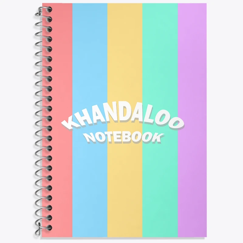 دفتر لغت 50 برگ خندالو طرح رنگی رنگی کد N8036