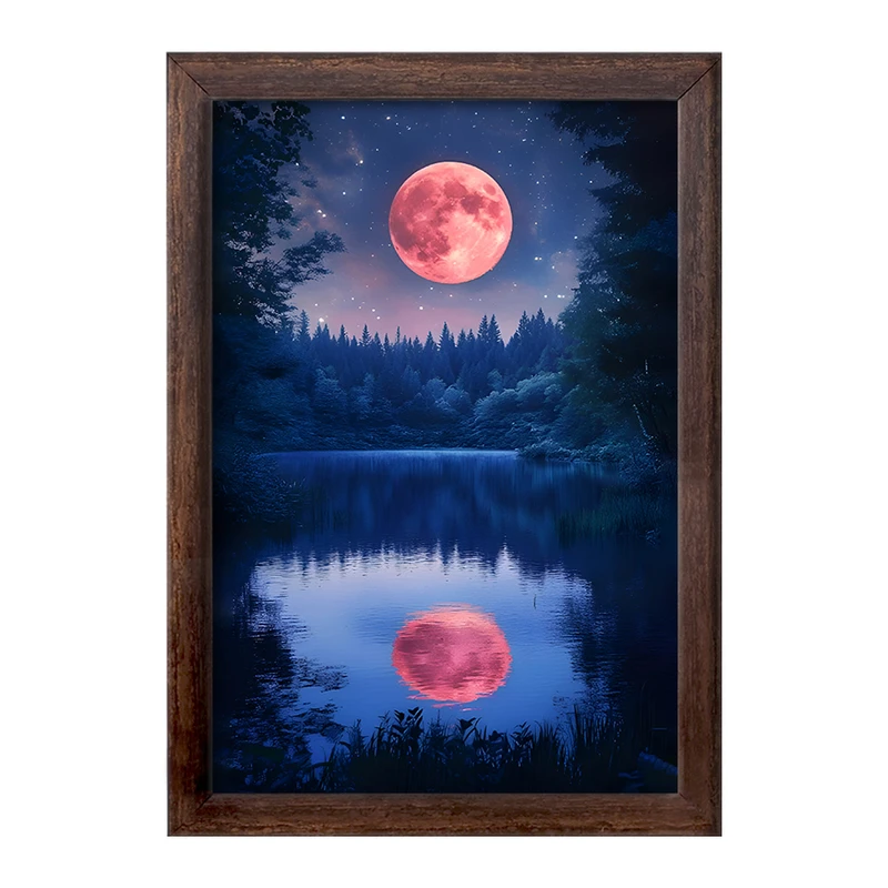 تابلو خندالو طرح ماه (Moon) کد F9473