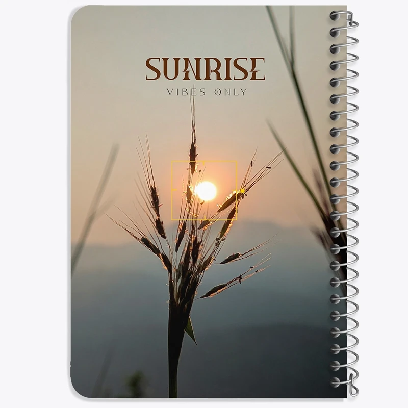 دفتر یادداشت 50 برگ خندالو طرح Sunrise vibes only کد N7332
