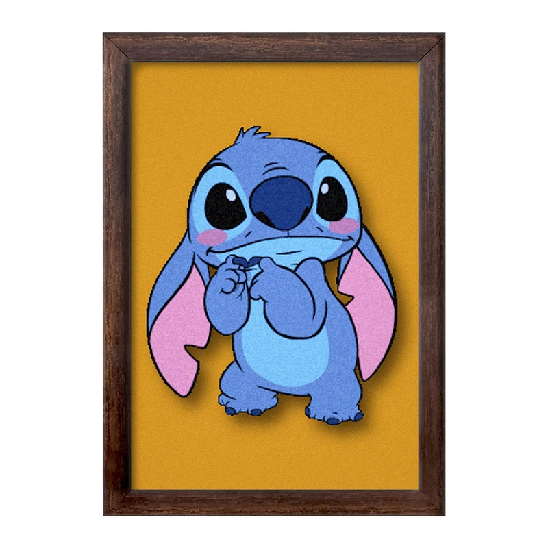 تابلو خندالو طرح استیچ (Stitch) کد 37180