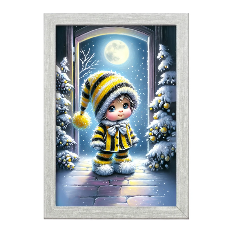 تابلو خندالو طرح پسر کیوت کد F7687