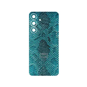 MAHOOT Blue Snake Skin Cover Sticker for Samsung Galaxy S25 FE