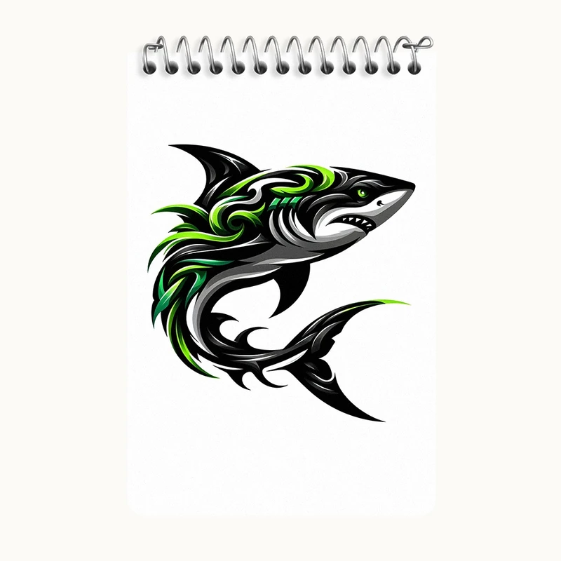 دفتر یادداشت 50 برگ خندالو طرح کوسه کد F4334