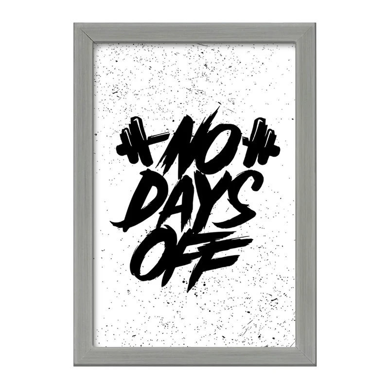 تابلو خندالو طرح No Days Off کد F1518