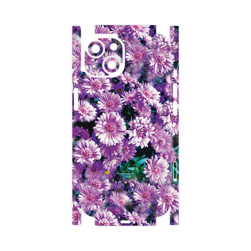 برچسب پوششی ماهوت مدل Purple_Flower-FullSkin مناسب برای گوشی موبایل اپل iPhone 14