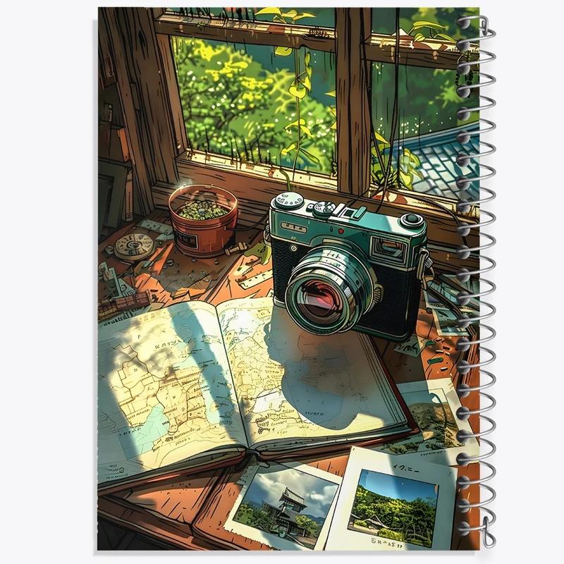 دفتر نقاشی 50 برگ خندالو طرح دوربین عکاسی کد F4114