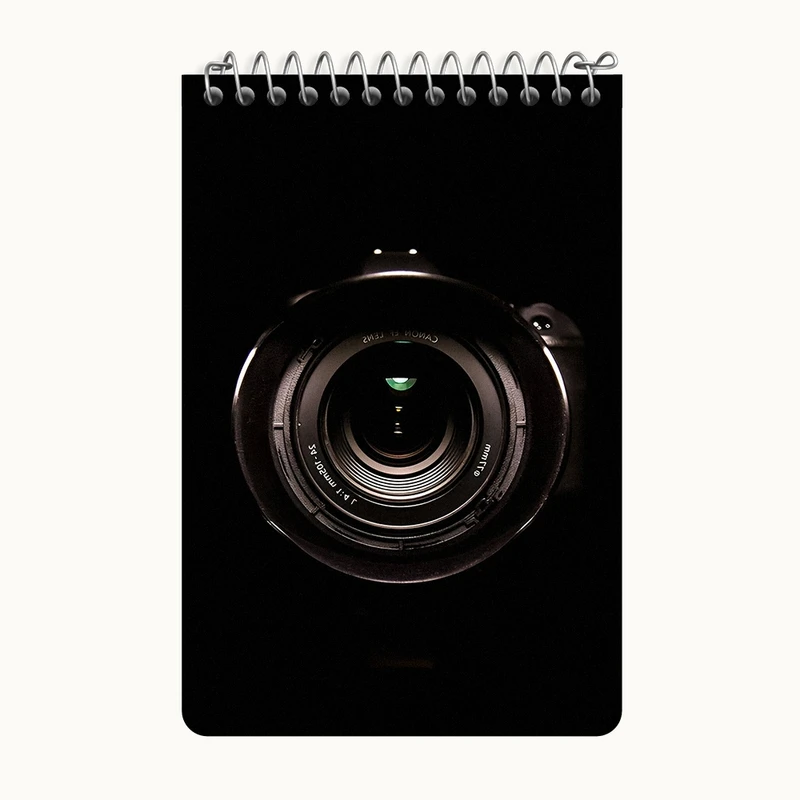 دفتر یادداشت 50 برگ خندالو طرح لنز دوربین کد F4531