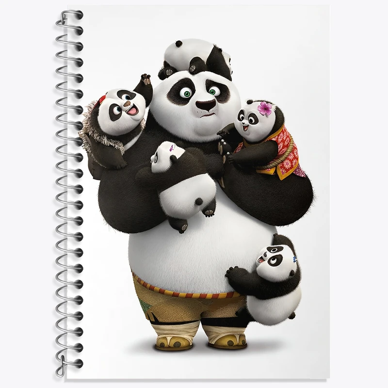 دفتر لغت 50 برگ خندالو طرح پاندا کونگ فوکار کد F3759