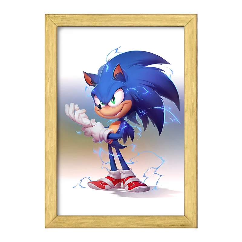 تابلو خندالو طرح سونیک (Sonic) کد F952