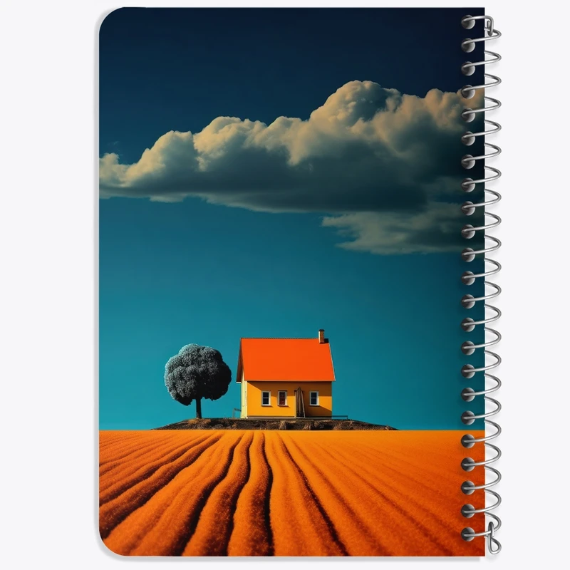 دفتر یادداشت 50 برگ خندالو طرح خانه کد F2727