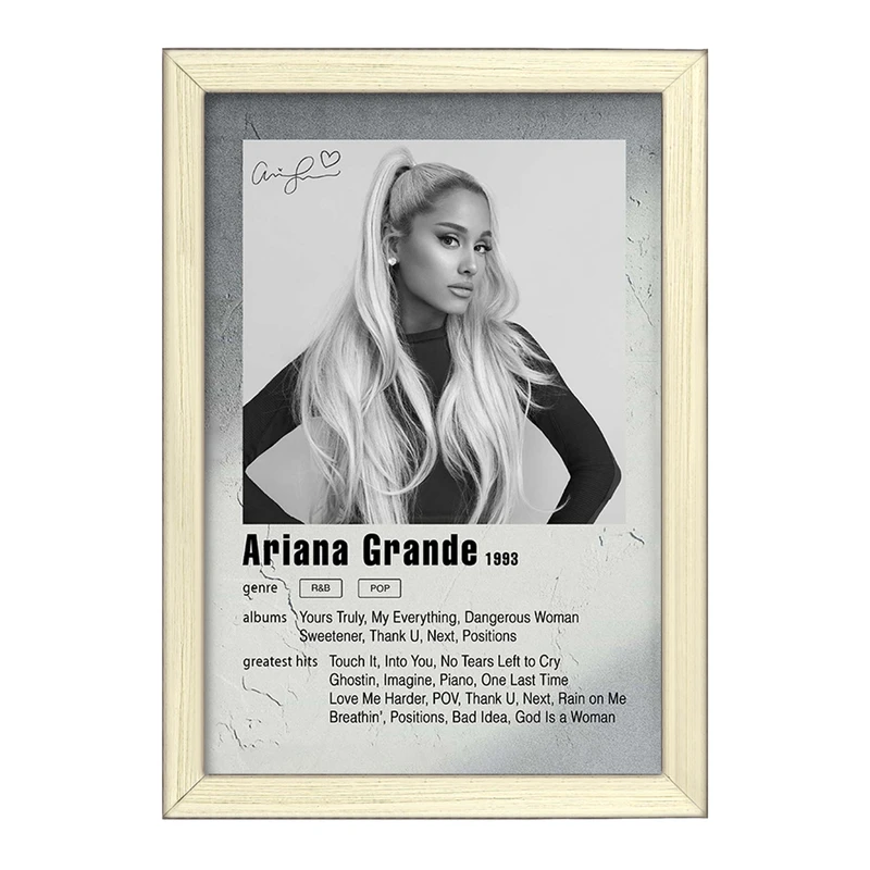 تابلو خندالو طرح آریانا گرانده (Ariana Grande) کد F11241