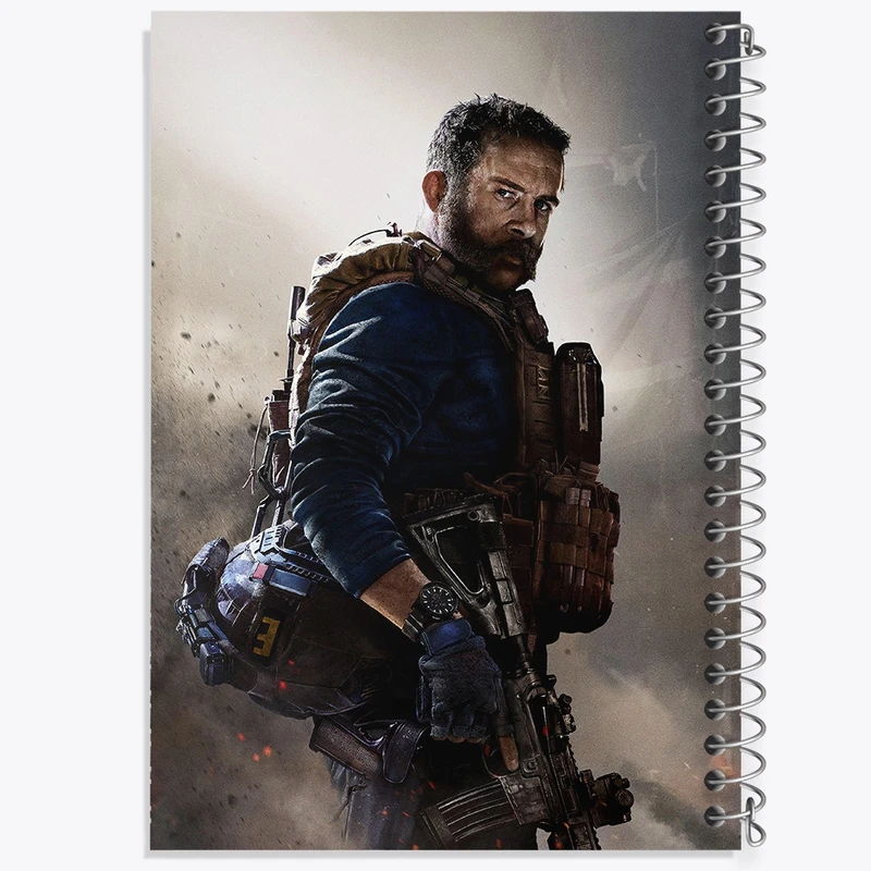 دفتر طراحی 50 برگ خندالو طرح پرایس مدرن ریبوت ندای وظیفه Call of duty کد 30784
