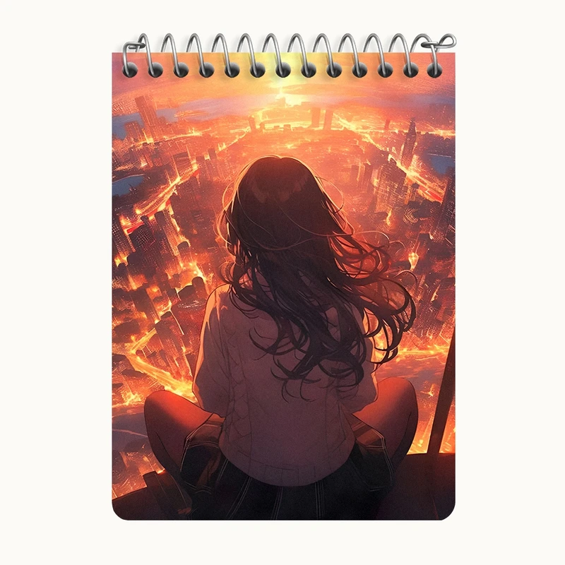 دفتر یادداشت 50 برگ خندالو طرح دخترانه کد N7277