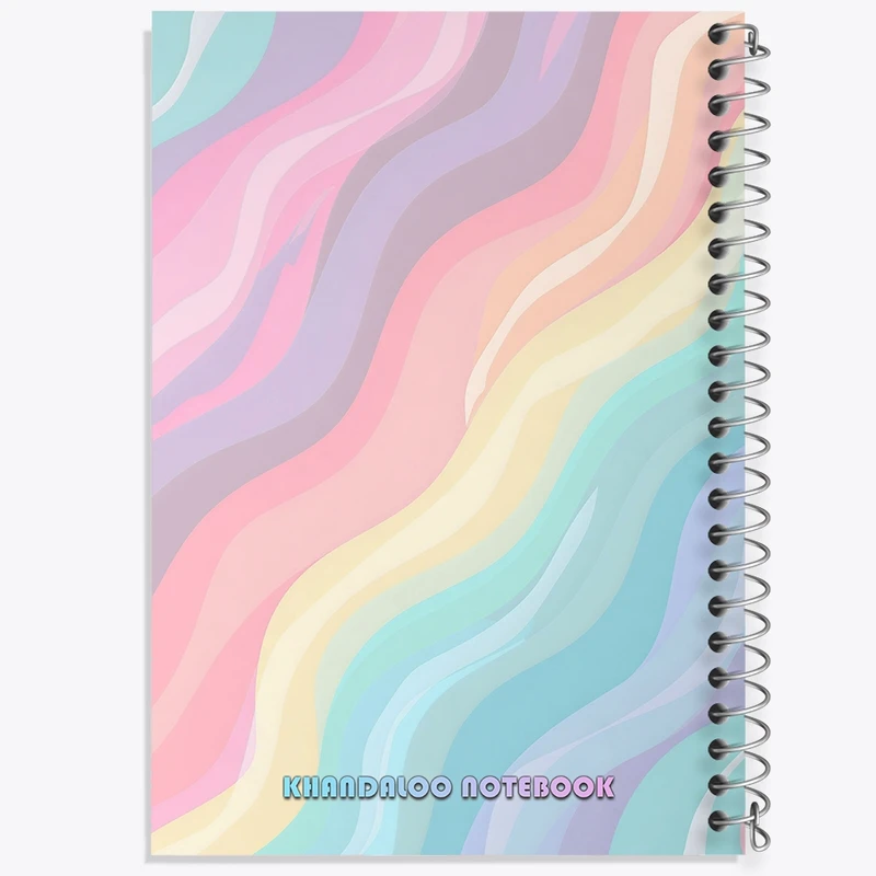 دفتر شطرنجی 50 برگ خندالو طرح رنگی رنگی کد N6008