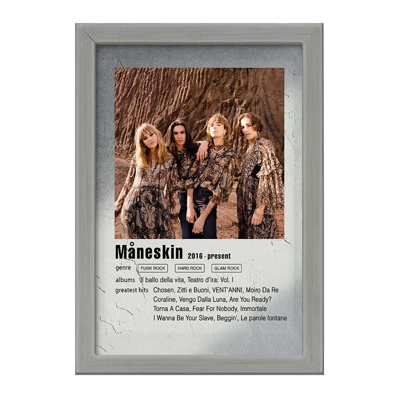 تابلو خندالو طرح منسکین (Måneskin) کد F11231