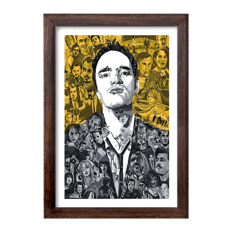 تابلو خندالو طرح کوئِنتین تارانتینو (Quentin Tarantino) کد F13558