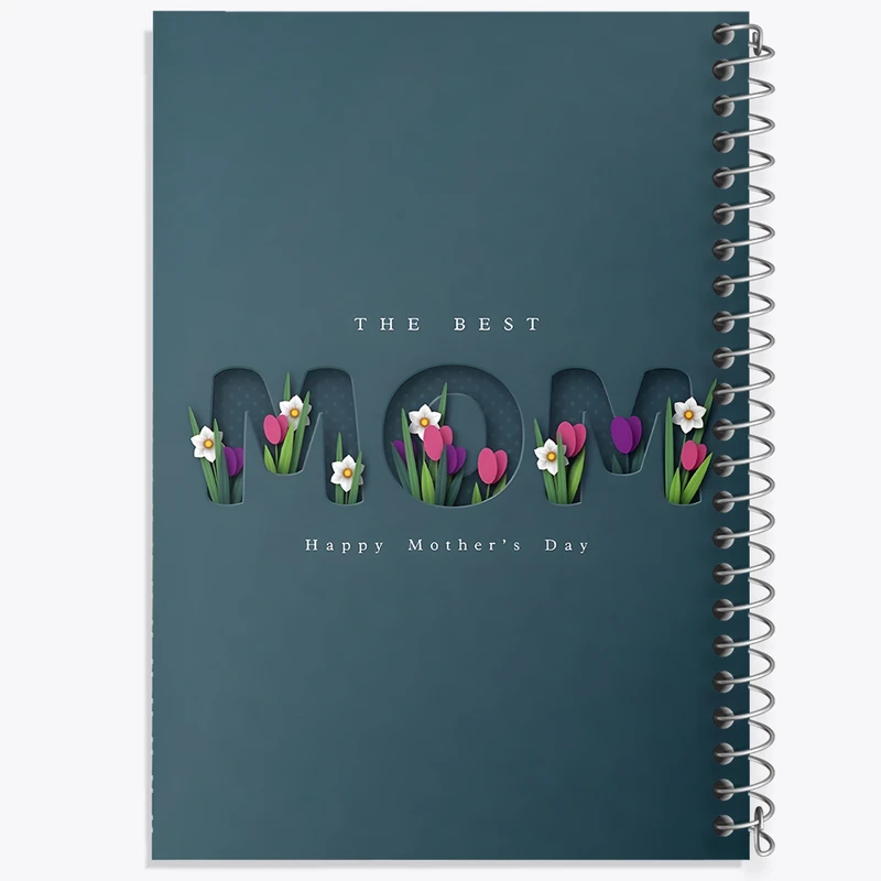 دفتر مشق 50 برگ خندالو طرح روز مادر کد F10618