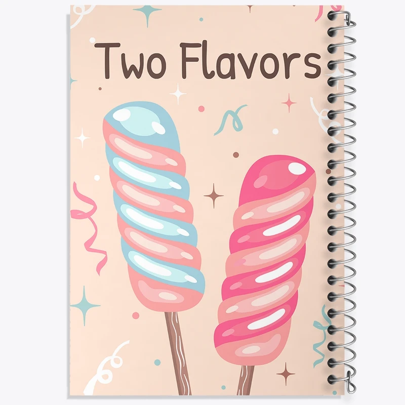 دفتر طراحی 50 برگ خندالو طرح آبنبات کد N144