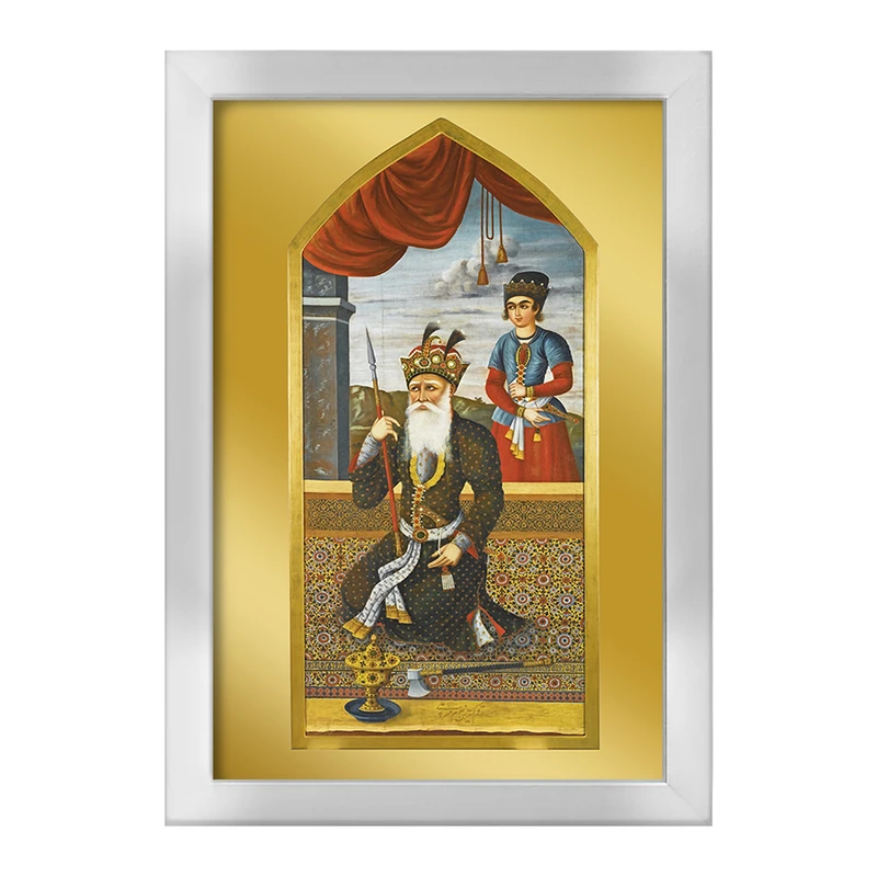 تابلو خندالو طرح نقاشی جمشید شاه اثر مهرعلی کد F12212