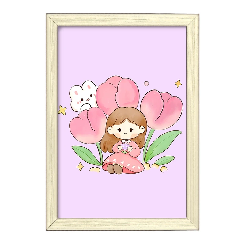 تابلو خندالو طرح دخترانه کیوت کد F11091