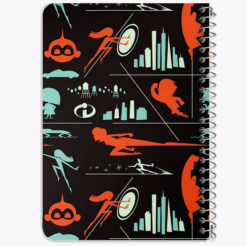 دفتر یادداشت 50 برگ خندالو طرح شگفت انگیزان (The Incredibles) کد N3247