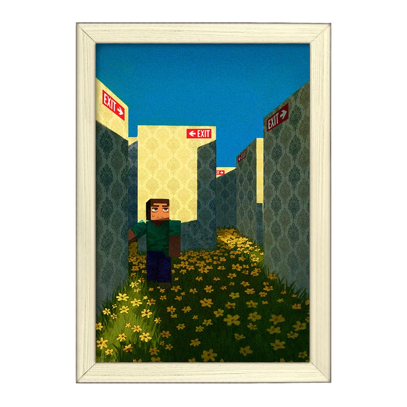 تابلو خندالو طرح ماینکرافت (Minecraft) کد F14060