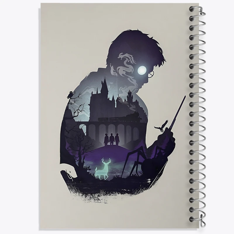 دفتر نقاشی 50 برگ خندالو طرح هری پاتر (Harry Potter) کد F4446