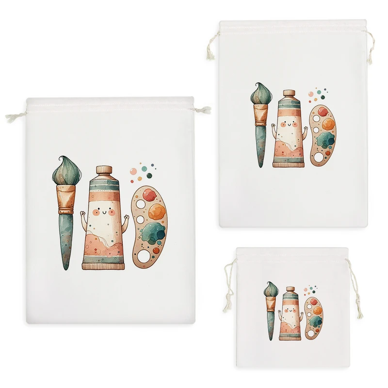 نظم دهنده خندالو مدل قلمو و پالت رنگ کد H1939 مجموعه 3 عددی