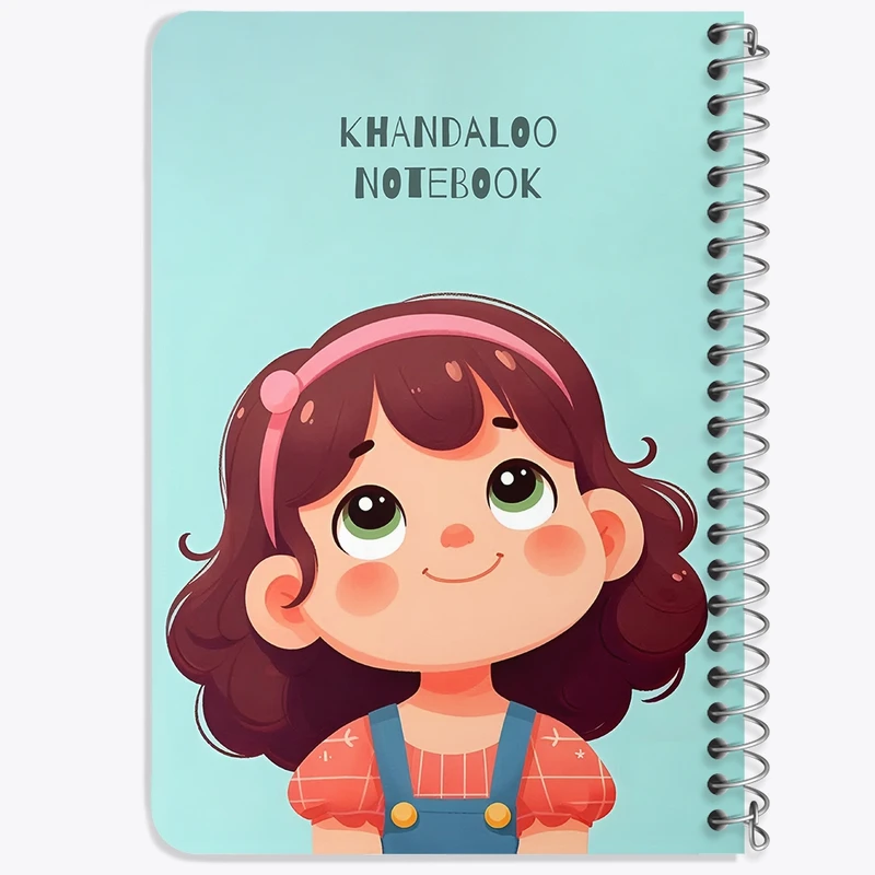 دفتر یادداشت 50 برگ خندالو طرح دخترانه بامزه کد N9528