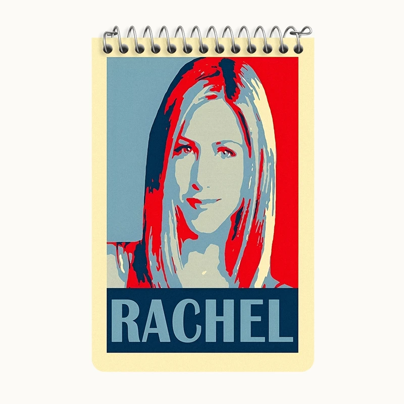 دفتر یادداشت 50 برگ خندالو طرح ریچل فرندز (Friends) کد F6472