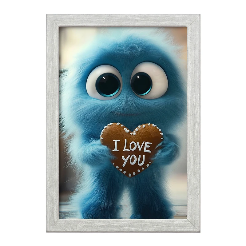 تابلو خندالو طرح هیولای بامزه کد F5707