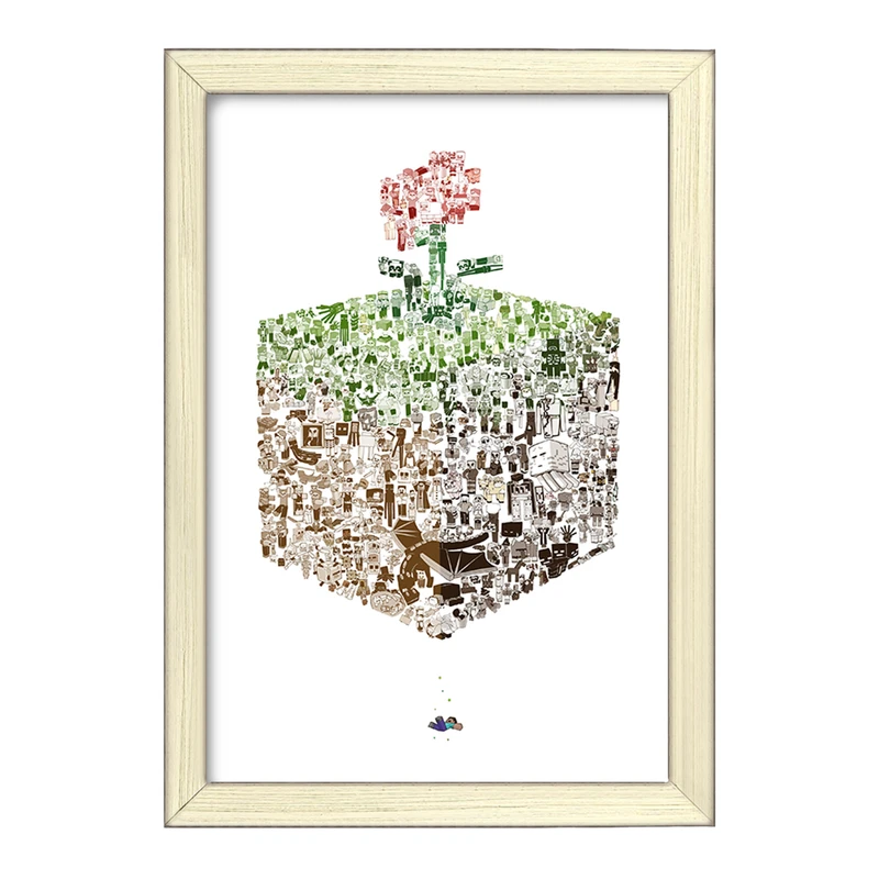 تابلو خندالو طرح ماینکرافت (Minecraft) کد F14095