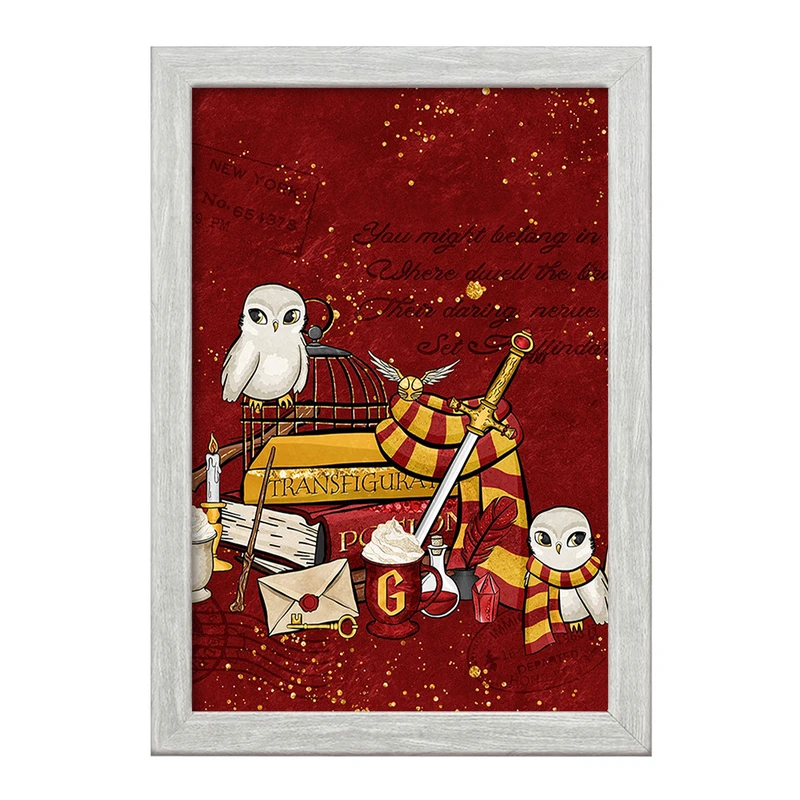 تابلو خندالو طرح هری پاتر خانه گریفیندور کد 24933