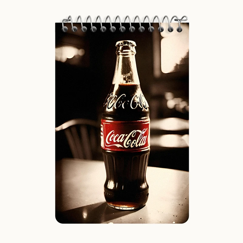 دفتر یادداشت 50 برگ خندالو طرح نوشابه کوکاکولا کد F7514