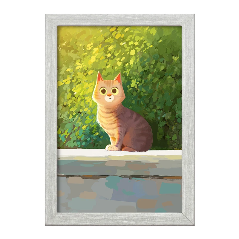 تابلو خندالو طرح گربه (Cat) کد F569